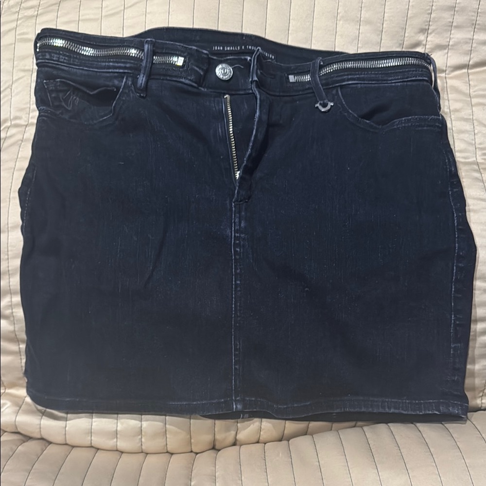 True Religion Black Mini Skirt